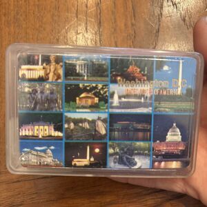 New in Box Washington, DC Monuments Travel Playing Poker Cards Game Souvenir